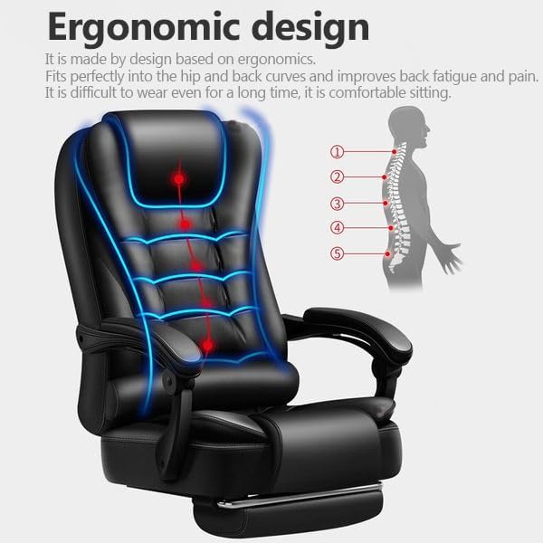 Inicio Sillas de computadora Sillas de oficina Silla de escritorio grande y alta Silla de escritorio Silla de escritorio de computadora Silla