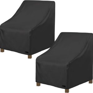 NettyPro Fundas para sillas de patio, impermeables, para muebles de exterior, giratorias, reclinables, mecedoras, para asientos profundos, se adapta NettyPro Fundas para sillas de patio, impermeables, para muebles de exterior, giratorias, reclinables, mecedoras, para asientos profundos, se adapta