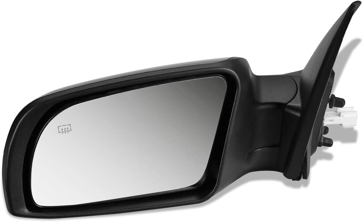 DNA MOTORING OEM-MR-NI1320164 Estilo de fábrica alimentado+calentado+señal de giro izquierda espejo de la puerta de vista lateral compatible con