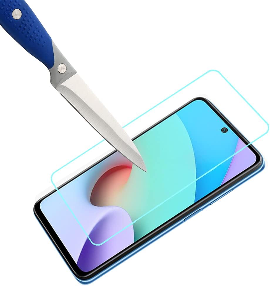 Mr.Shield – Protector de pantalla diseñado para Xiaomi (Redmi 10 Prime)  Redmi 10 vidrio templado Vidrio japonés con dureza 9H Protector de pantalla