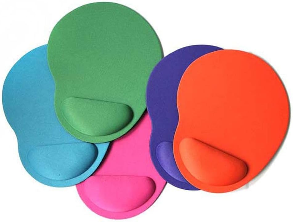 Alfombrilla de mouse ergonómica para computadora con soporte para reposamuñecas, base antideslizante para juegos para el hogar, oficina, trabajo,