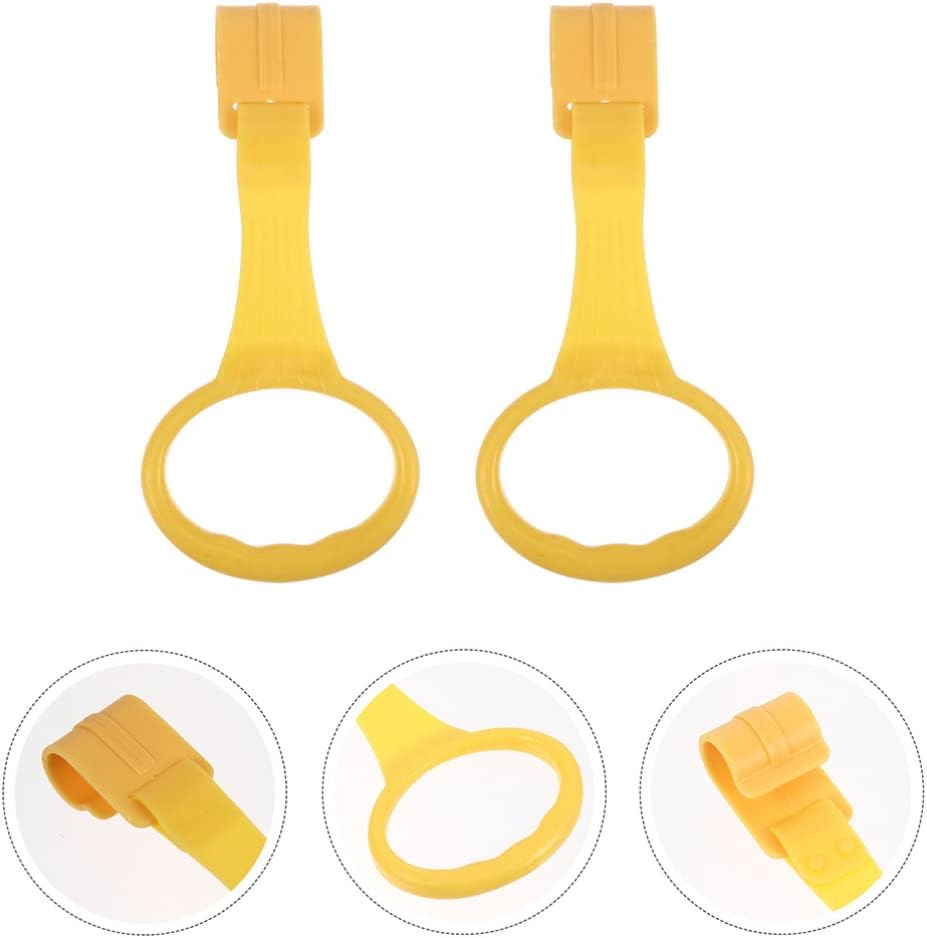 Toddmomy 4 anillos de pie para bebé, gimnasio, cuna de bebé, cama de bebé, anillos de pie para guardería, cuna de bebé, anillos para bebés, bebés,