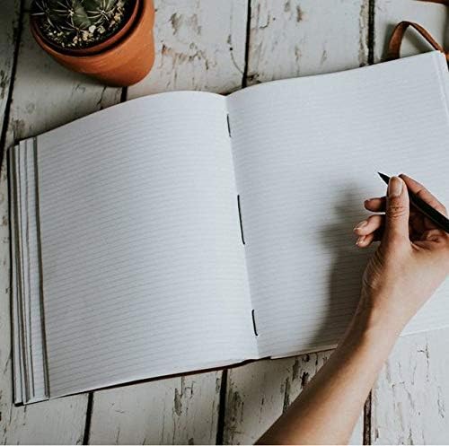 MONTEXOO Cuaderno de cuero para mujeres y hombres, diario de cuero con corazón celta para escribir, 6 x 8 pulgadas, con papel rayado, 200 páginas,