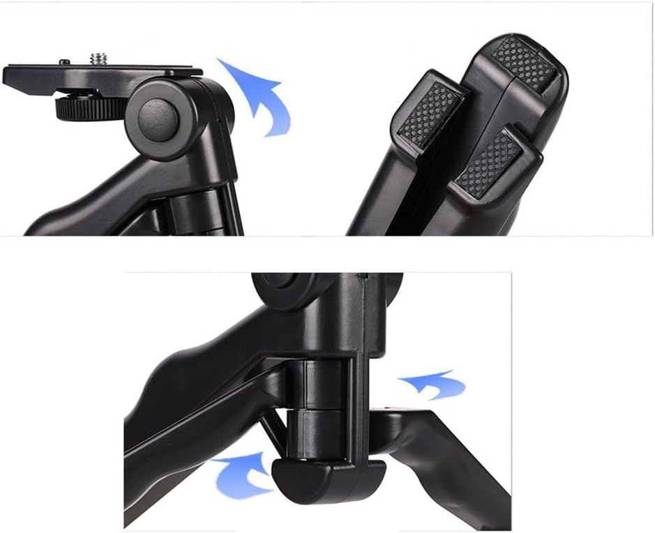 Beeiee Soporte de mesa trípode para cámara con tornillo de 14″ para cámaras DSLR