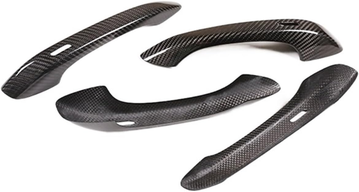 AkosOL Compatible con Porsche Macan 2014-2023 – Cubierta de fibra de carbono seca para manija de puerta exterior de automóvil, accesorios de