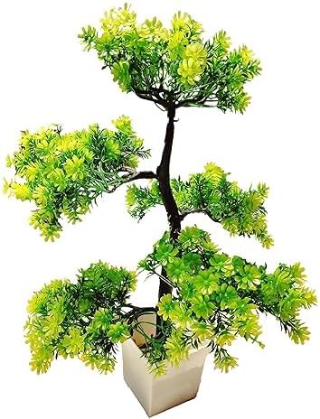 Árbol bonsái artificial, planta bonsái artificial para decoración del hogar, plantas de interior, árbol de gran tamaño con maceta