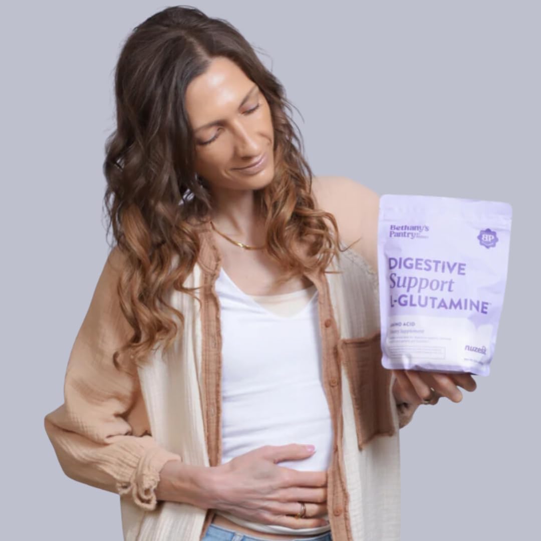 Nuzest Bethany’s Pantry – Polvo de L-glutamina de apoyo digestivo – Suplemento dietético de aminoácidos – Salud intestinal e inmunológica 8.8 oz (50