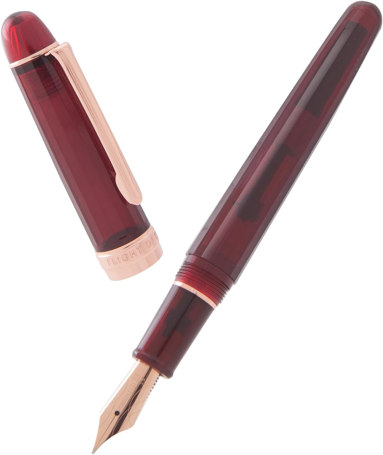 Pluma estilográfica Conversor de tinta transparente de punta fina Smooth Flow Basics Juego de estuche de regalo recargable