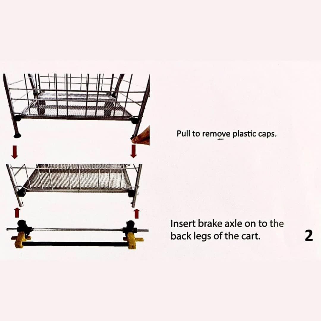 Carrito de compras plegable con ruedas de 360 para comestibles, lavandería y viajes, capacidad de 88 libras (XL)