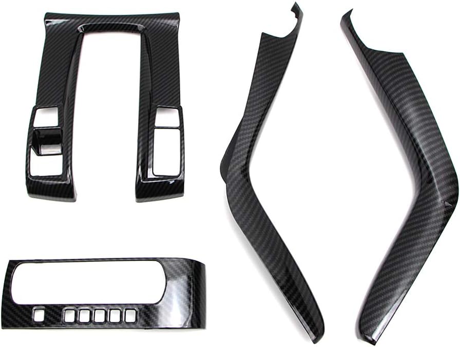 Cubierta de panel de cambio automático de palanca de cambios para Honda Civic de 10 generación 2016 2017 2018 2019 2020 2021 Sedan estilo de fibra