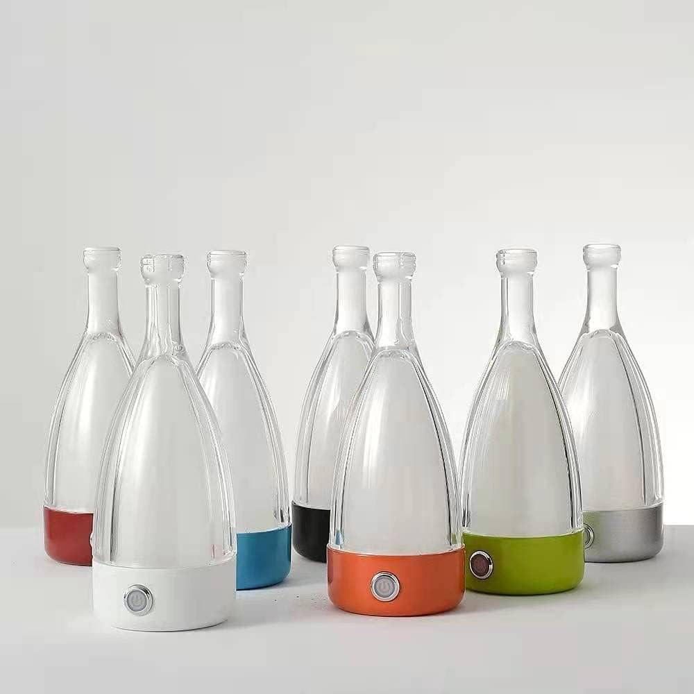 ‘Anna’ – Lámpara de mesa moderna, luz LED inalámbrica dividida, interruptor de control táctil de atenuación, recargable por USB, luz elegante para