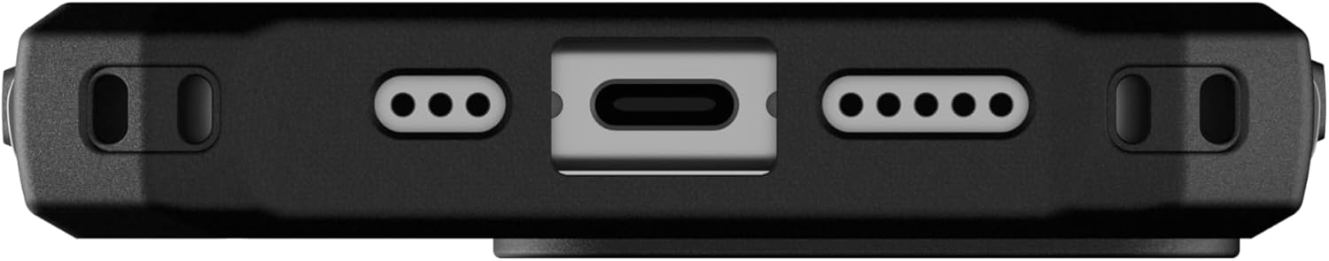 URBAN ARMOR GEAR UAG – Funda compatible con iPhone 15 Pro de 6.1 pulgadas, color ceniza de plasma, resistente, transparente, transparente, de grado