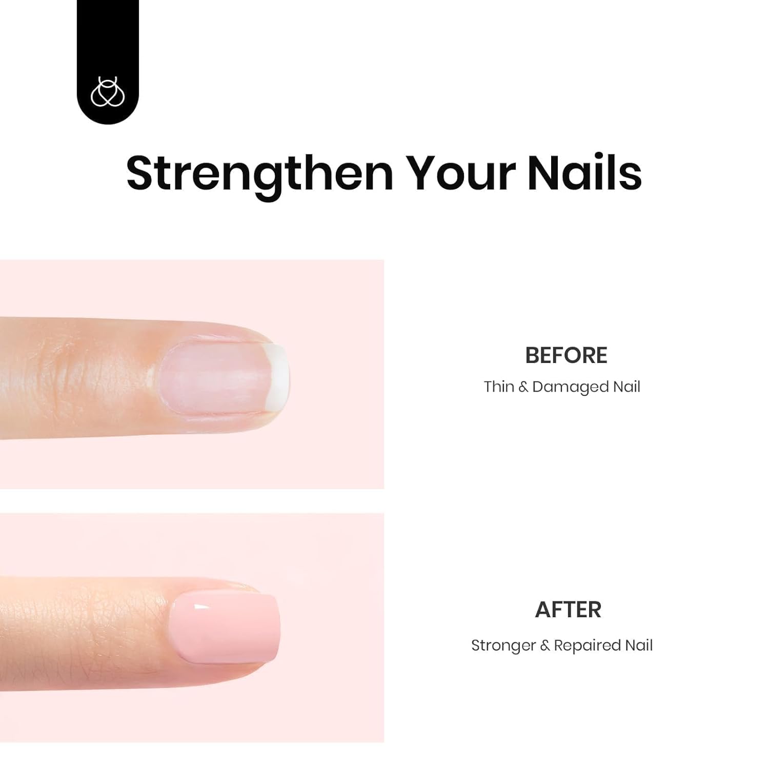Beetles – Esmalte de uñas de gel base de color, 6 colores nude, esmalte de uñas rosa, esmalte de uñas rosa melocotón, esmalte de uñas neutros