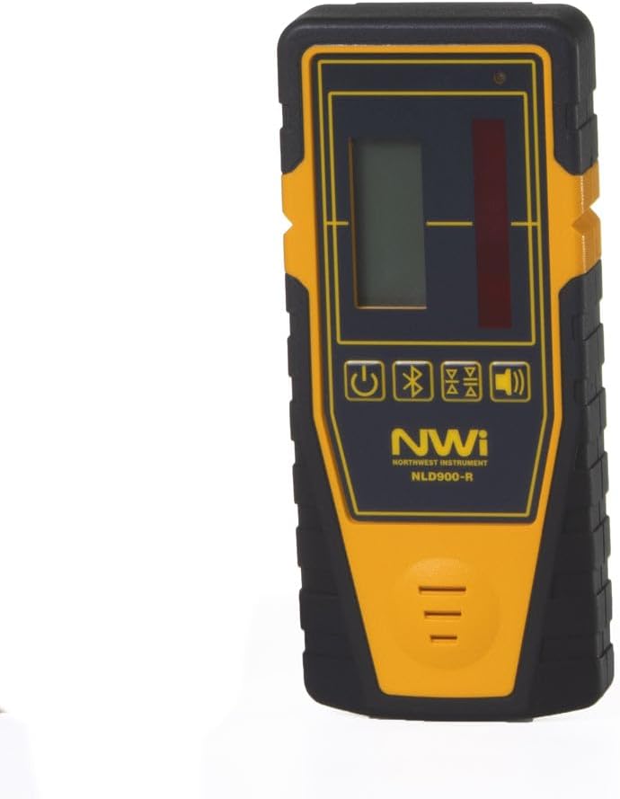 NWI NRL900-GK Láser rotativo, trípode resistente y varilla de grado (GK Aluminum 9′ Varilla en décimas)