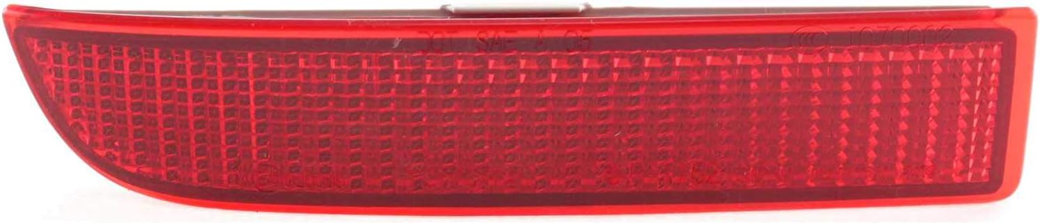 Evan Fischer Reflector de parachoques compatible con Toyota RAV4 2016-2012, se adapta a 2008-2014 Scion xD parte trasera del lado del conductor CAPA