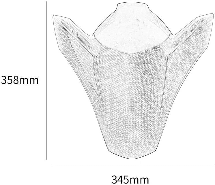 ACLIPS Motorcycle Rear seat Fairing Motorcycle Rear Seat Cover Cowl Passenger Pillion Tail Fairing Cowl Back Cover Black for Kawasaki Z900 2017-2023