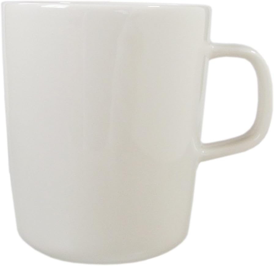 MARIMEKKO – Taza de café Oiva (8.8 onzas, blanco)