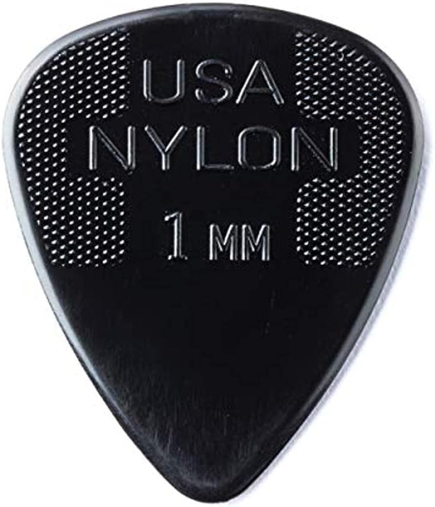 JIM DUNLOP 44P100 – Púas de guitarra estándar de nailon de 0.039 pulgadas, paquete de 12