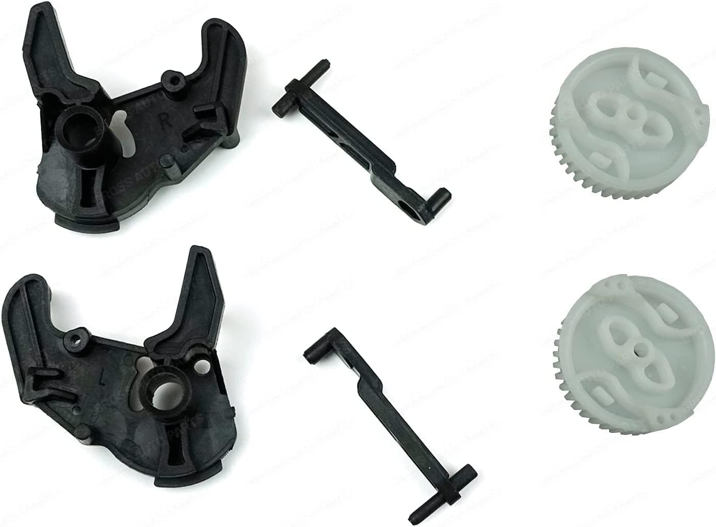 VALEA Kit de reparación de engranajes de bloqueo de puerta 51217202143 para B.M.W 1 3 5 X5 X6 Z4 E90 E91 E92 E93 izquierda y derecha