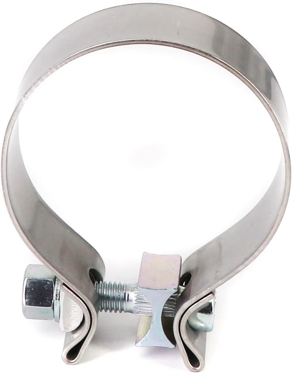 Abrazadera de sello de silenciador de banda estrecha de acero inoxidable de 3.0 pulgadas para tubo de escape de 2.992 in de diámetro exterior de