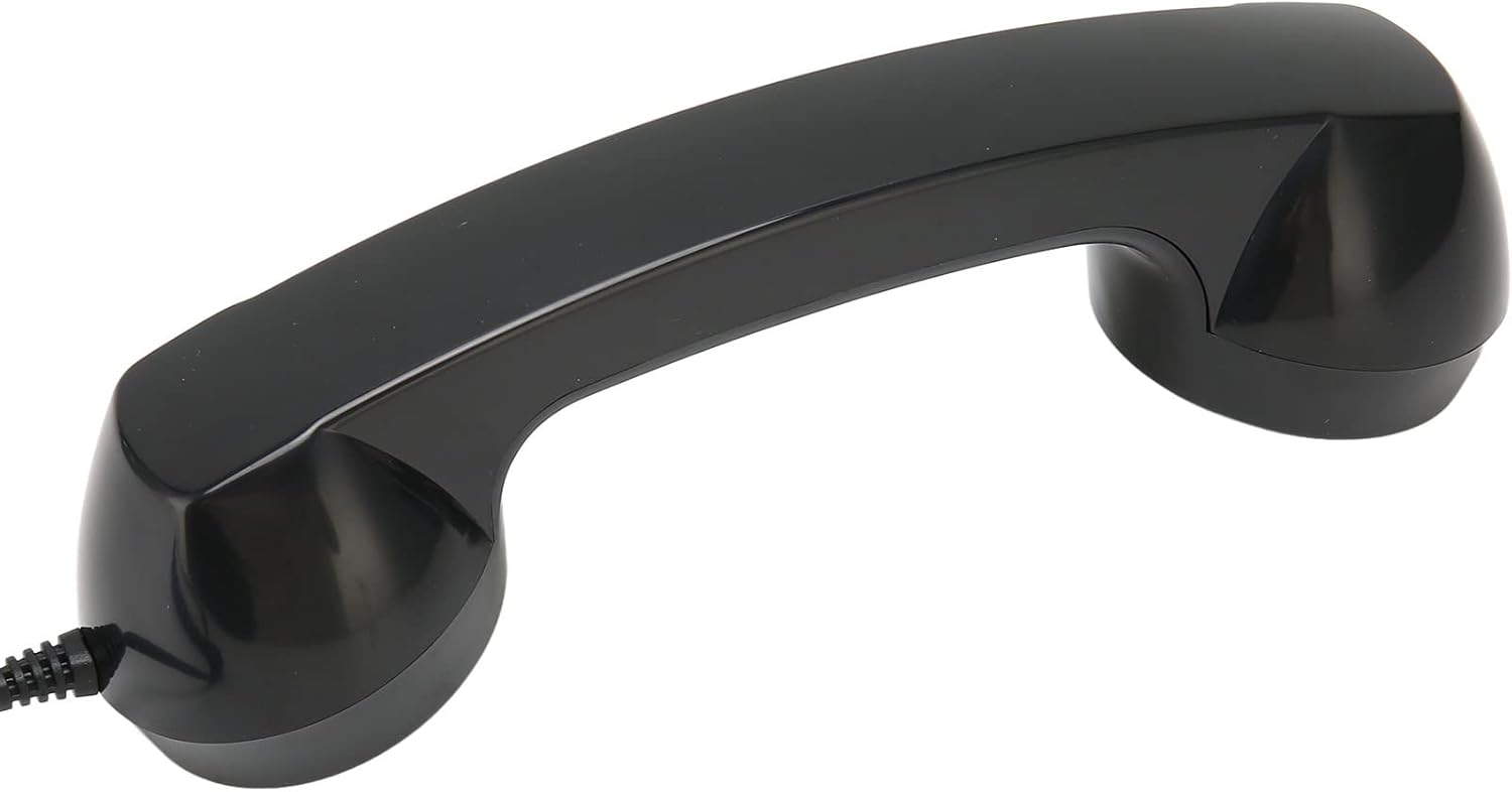 CCYLEZ Auricular de teléfono retro de 0.138 in, micrófono para teléfono celular, receptor de teléfono celular, mini receptor de mano, teléfono