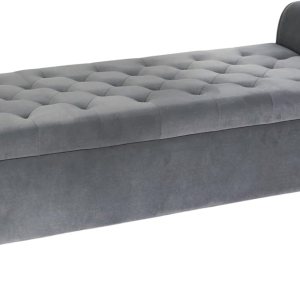 Banco otomano de almacenamiento con brazos, banco de terciopelo para dormitorio, banco de almacenamiento con botones para entrada, sala de estar, Banco otomano de almacenamiento con brazos, banco de terciopelo para dormitorio, banco de almacenamiento con botones para entrada, sala de estar,