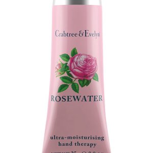 Crabtree & Evelyn terapia de manos de agua de rosas ultra hidratante, 0.9oz Crabtree & Evelyn terapia de manos de agua de rosas ultra hidratante, 0.9oz