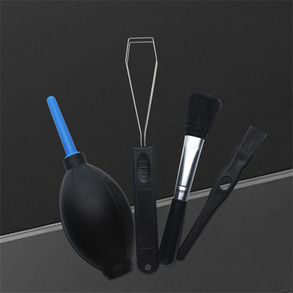 Keyboard Cleaning Kit -1 Mini Brush, 1 Cleaning Brush, 1 Keyboard Cap Remover, 1 Hair Dryer – Also Suitable for Laptops, Camera Lenses, Glasses –