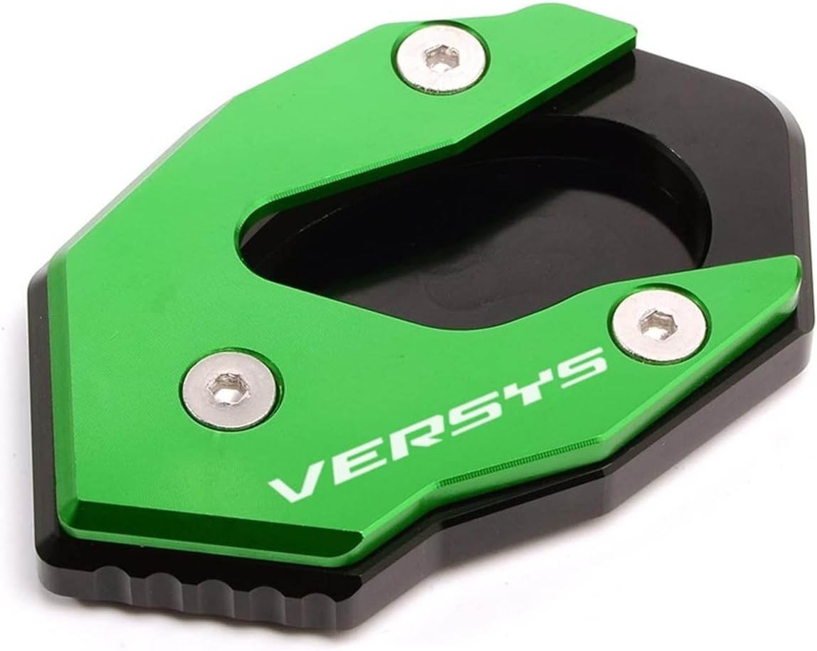 LCCDZ Kickstand Foot Side Stand Extension Pad Support Plate Compatible with Kawasaki Versys1000 VERSYS 1000 SE VERSYS X300 VERSYS X250 Accessories