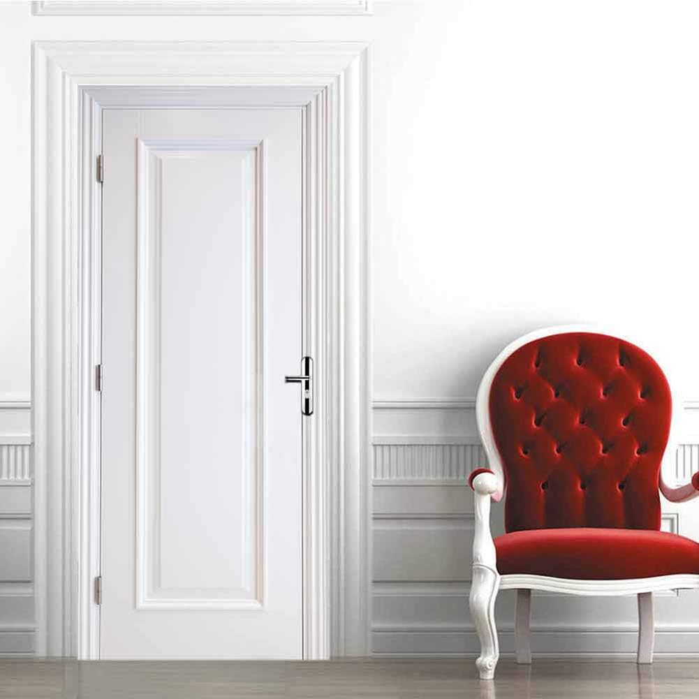 ChezMax Calcomanías para puerta, calcomanías 3D para puerta, murales de puerta para despegar y pegar, papel tapiz de vinilo decorativo extraíble,