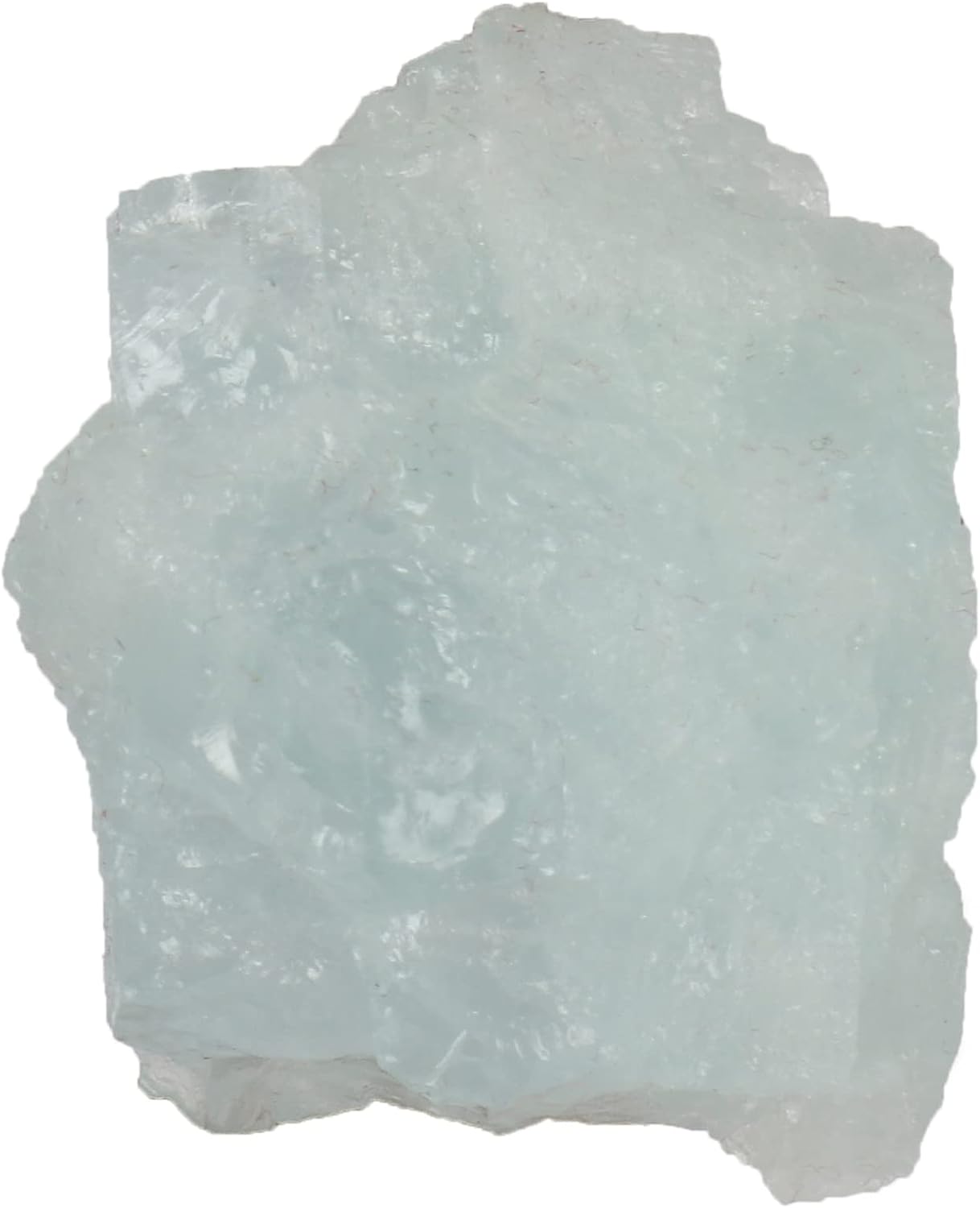 GEMHUB Cristal de aguamarina natural áspero de 168,2 quilates, cristal minado de tierra para decoración, envoltura de alambre, curación de cristal