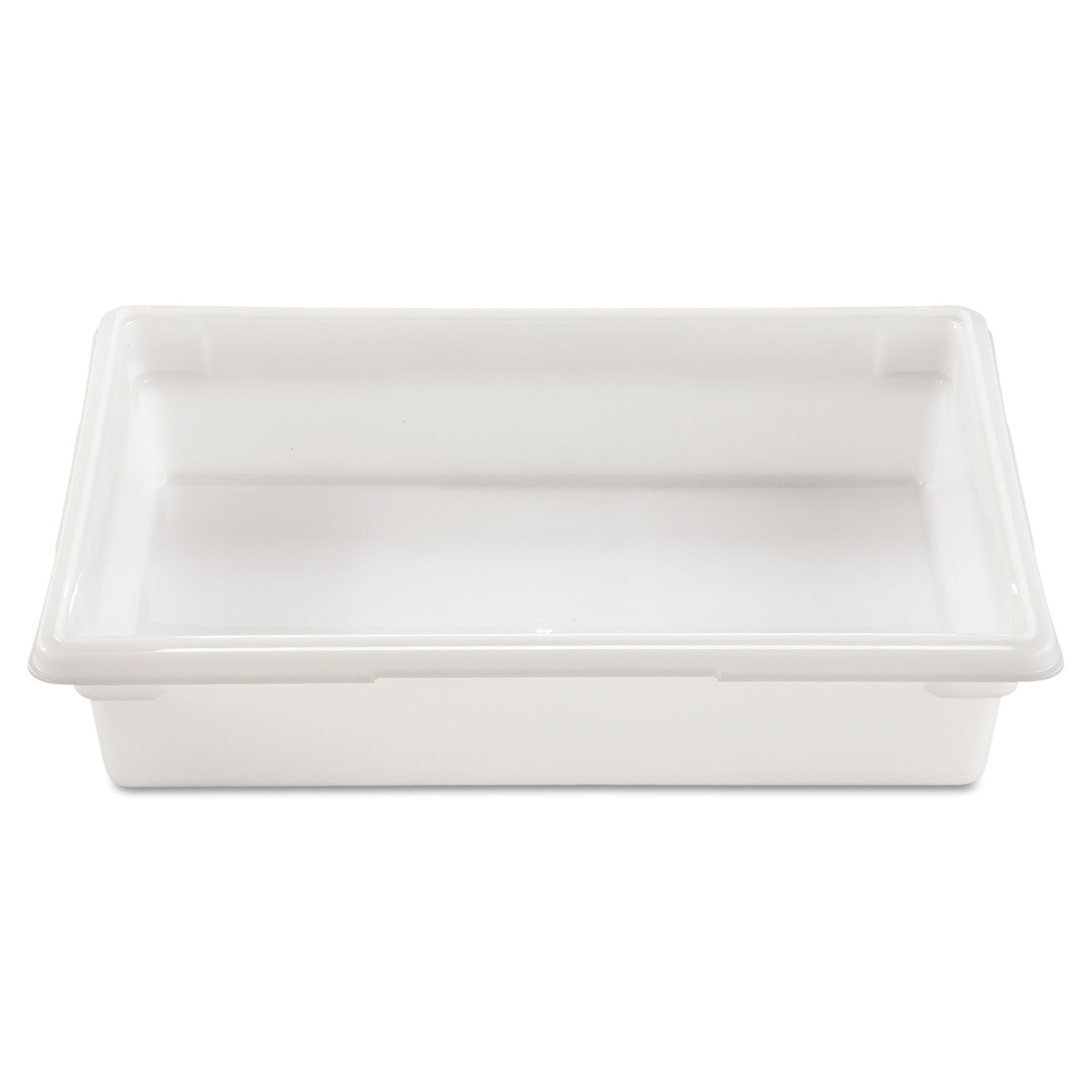 Rubbermaid – Caja Tote para alimentos, producto comercial para restaurante, cocina y cafetería, 8.5 galones, blanco (FG350800WHT)