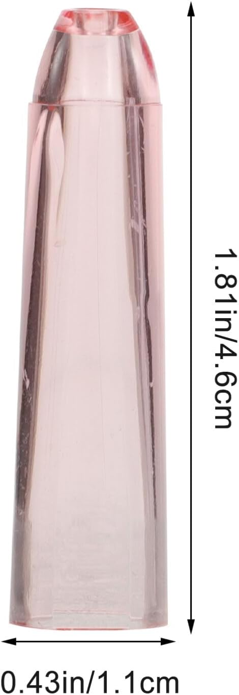 SEWACC Protector de punta de lápiz de plástico, 12 unidades, extensor de lápiz para escuela, tapas de bolígrafos, tapas de lápiz para suministros de