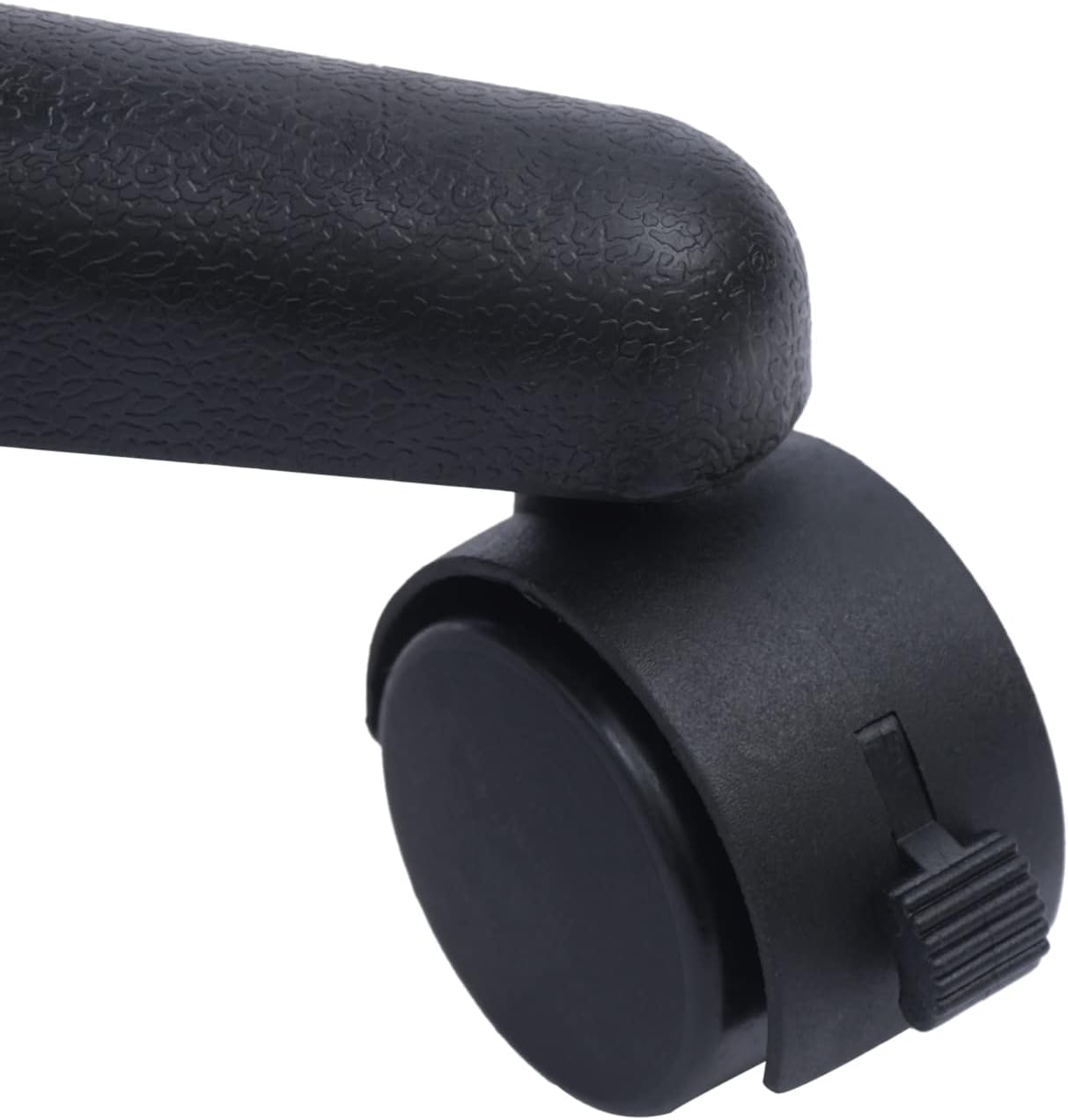 Reposapiés de oficina, taburete de pie debajo del escritorio con ruedas, taburete de oficina de altura ajustable, taburete ergonómico de cuero