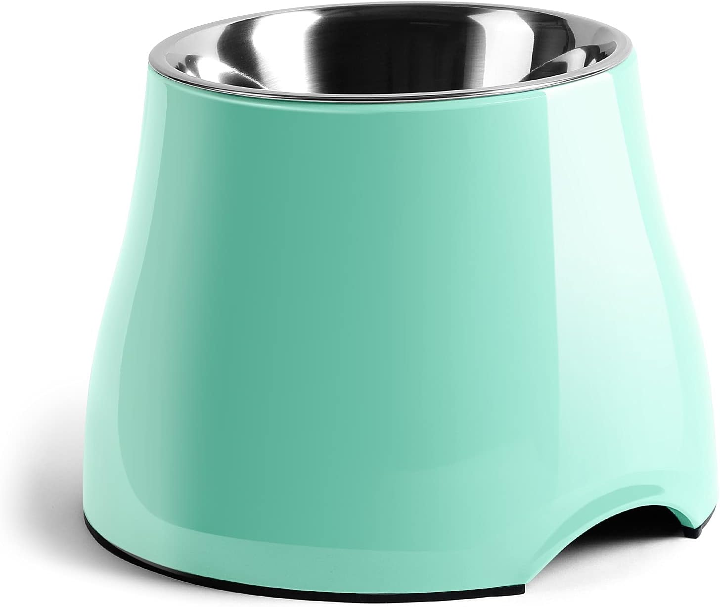 yoken Cuencos elevados para perros, prevención de la enfermedad de las vértebras Cuenco para perros con tazón de acero inoxidable, cuencos de comida