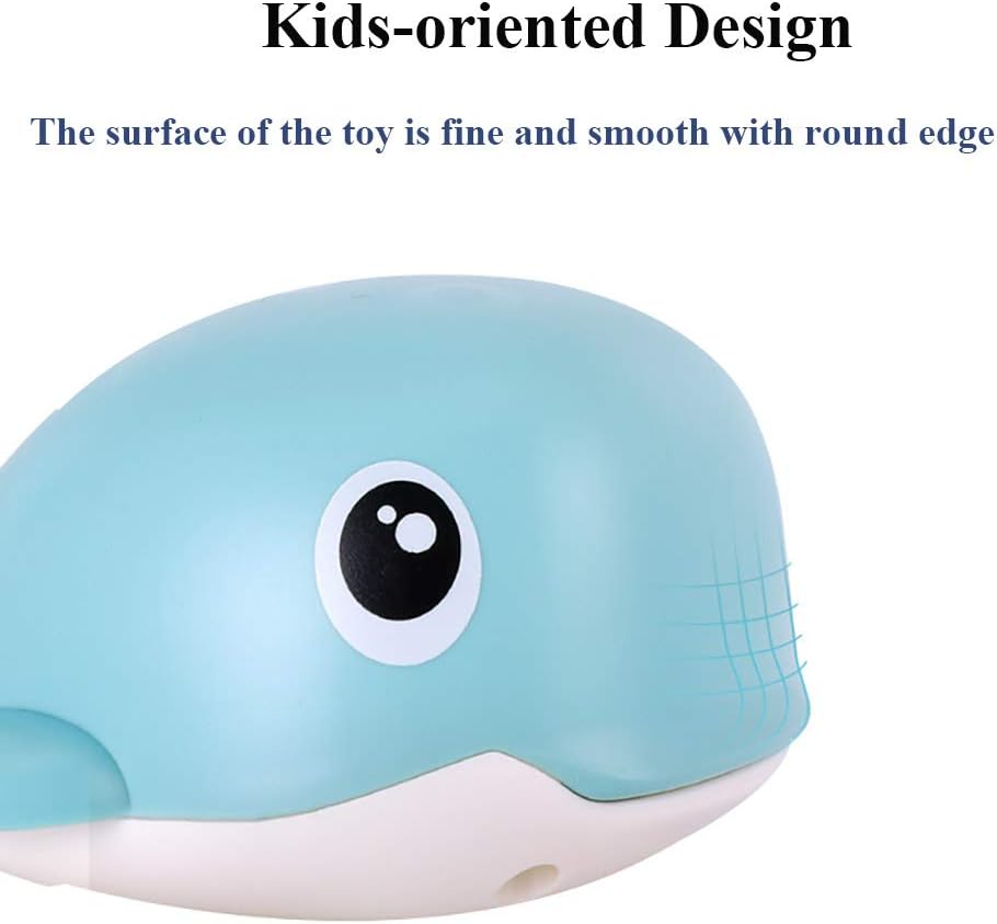 Juguete de baño para niños pequeños Bañera Wind-up Ballena Juguete Mecanismo Natación Ballena Bañera Juguete Agua Juguete (naranja)