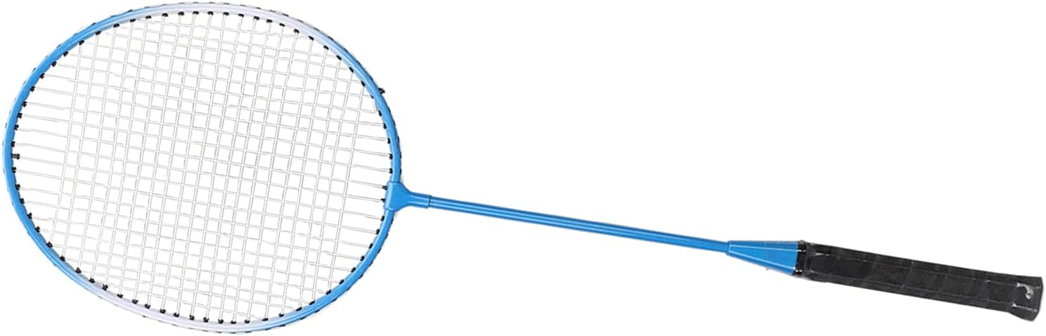 Raqueta de bádminton, raqueta de bádminton, aleación de hierro de alta dureza, agarre cómodo, ligera, ofensiva para senderismo