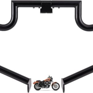 Barra de choque de 1.5 “Protector del motor Barra de autopista para Harley Sportster XL XLH 883 1100 1200 Custom Deluxe Hugger Sport (negro) Barra de choque de 1.5 “Protector del motor Barra de autopista para Harley Sportster XL XLH 883 1100 1200 Custom Deluxe Hugger Sport (negro)