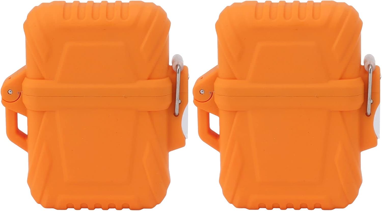 Estuche para encendedor de antorcha portátil, resistente al agua, IP56, para senderismo al aire libre (naranja)