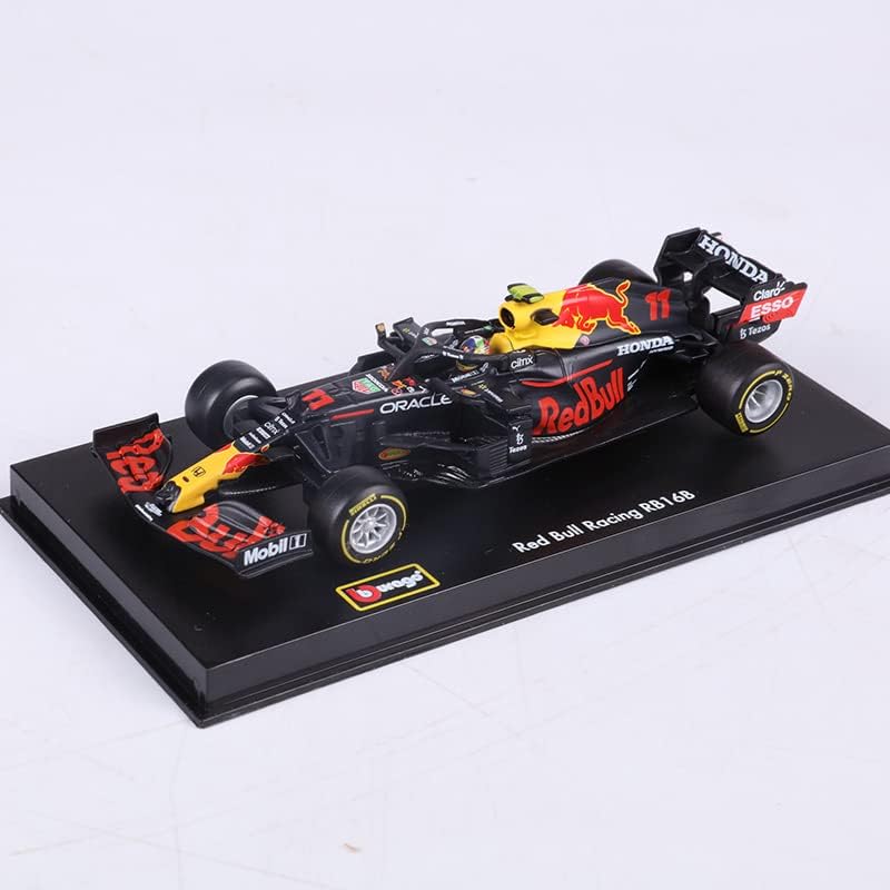 143 F1 RB16B Red Bull Racing Car 2021 NO.33 y 11 Aleación Vehículo de lujo fundido a presión Coches Modelo Colección de juguetes por Bburago 38056