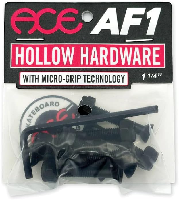Ace Skateboard Hardware Pernos de agarre huecos – Cabeza Allen – Elige el tamaño
