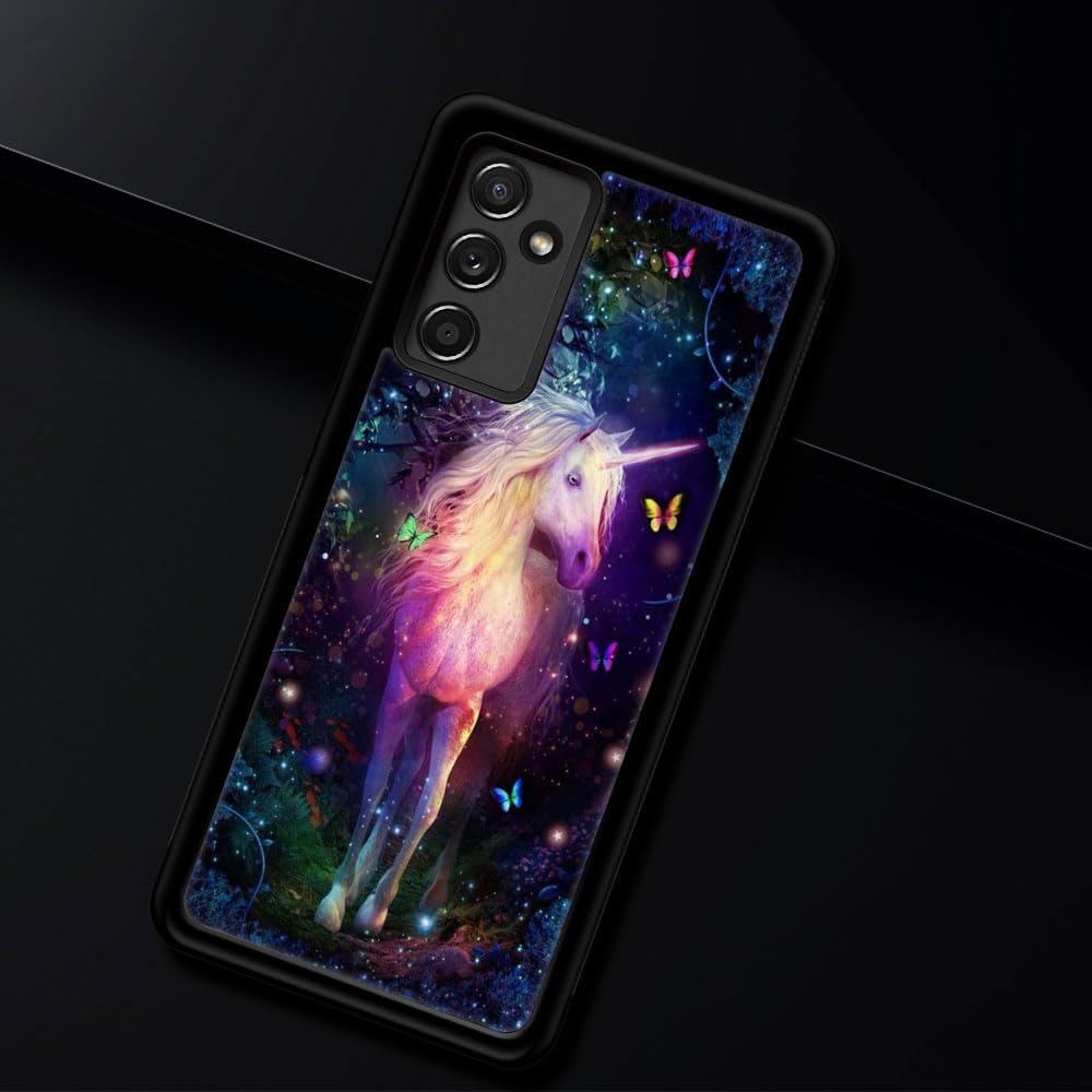 DJSOK Funda compatible con Samsung Galaxy A14 5G, hermoso caballo para niñas y niños, diseño exquisito, a prueba de golpes, antideslizante,