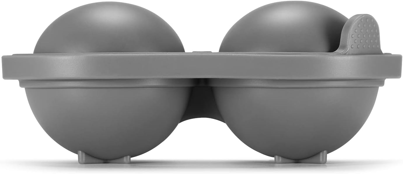 ACOOKEE Bandejas para cubitos de hielo de golf, 2.5 pulgadas de esfera grande, molde redondo para cubitos de hielo de golf, cócteles, whisky,