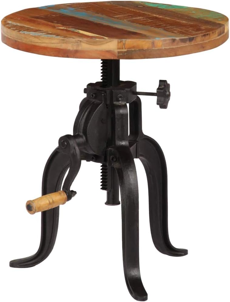 APOSSS Mesa auxiliar, mesa auxiliar para sala de estar, mesa auxiliar, mesita de noche, mesa auxiliar de 17.7 pulgadas x (17.7 a 24.4 pulgadas),