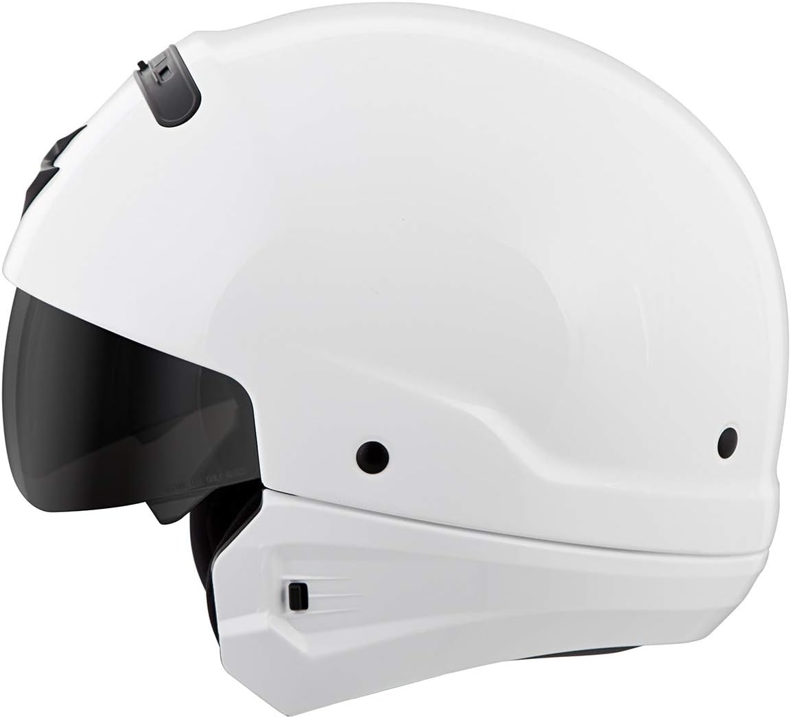 ScorpionEXO Covert – Casco de motocicleta de cara abierta, media carcasa, modo 34, cubierta de boca intercambiable, aprobado por DOT, unisex para