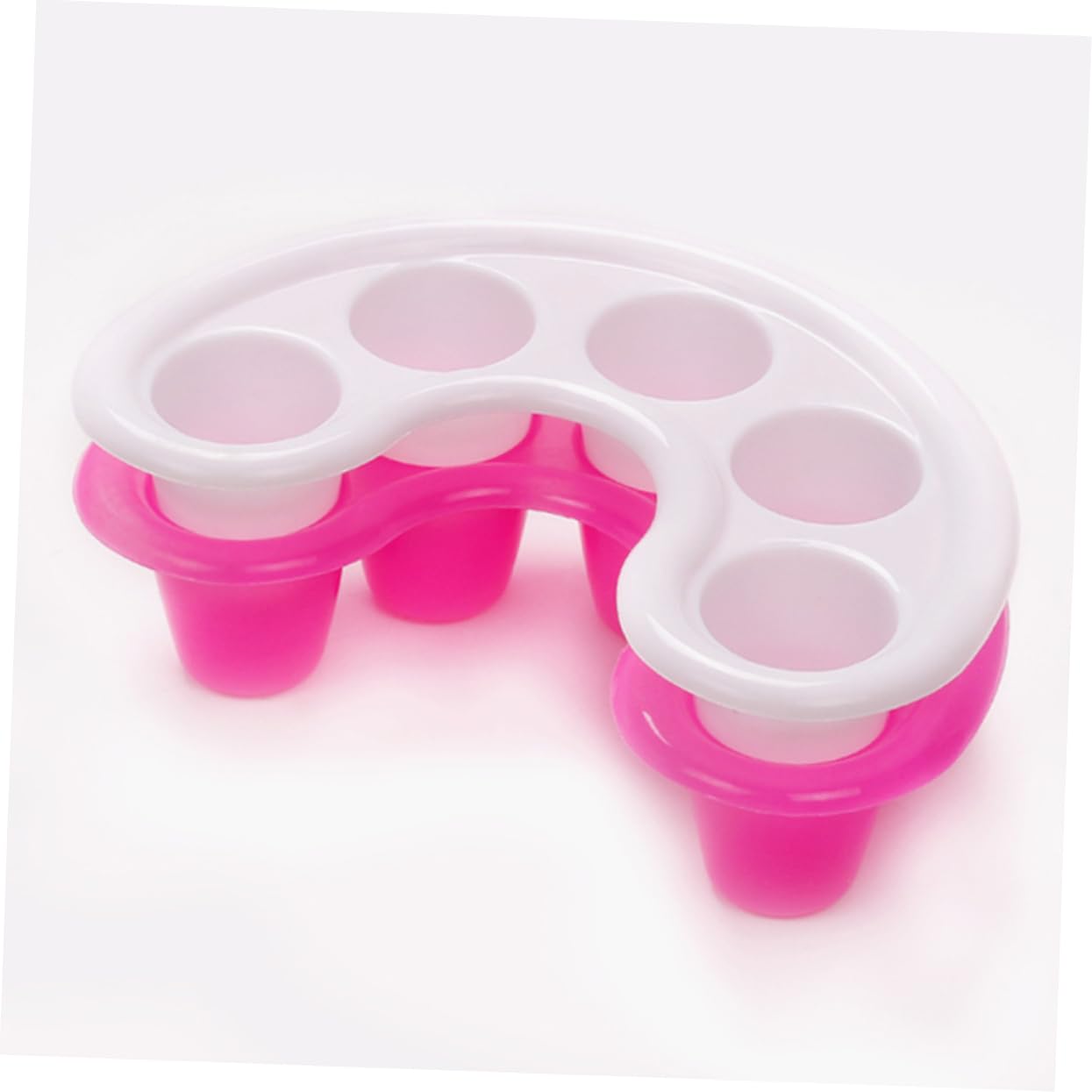 FOMIYES Cuenco de remojo de uñas, 2 unidades, cuenco de remojo de uñas, accesorio de arte de uñas, recipiente para exfoliación, recipiente de remojo
