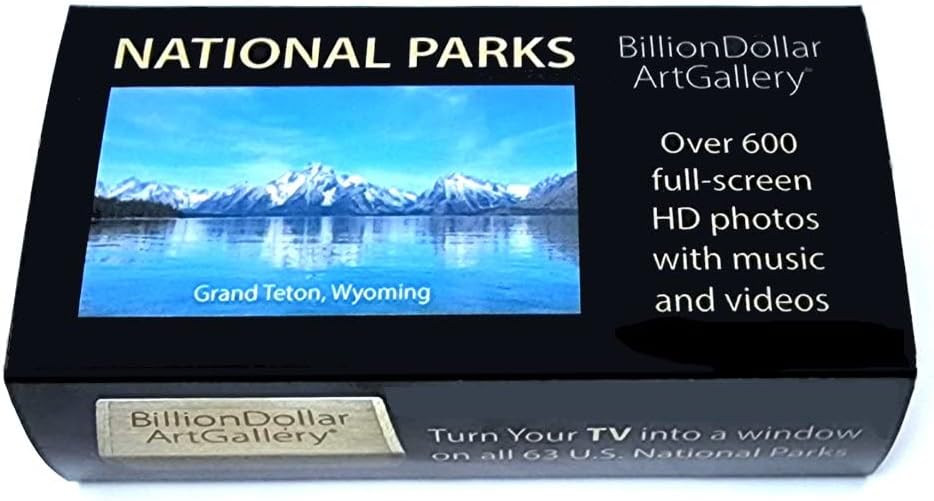 BillionDollarArtGallery Parques Nacionales  Transforma tu televisor en arte de pared con los 63 parques nacionales de Estados Unidos  Más de 600