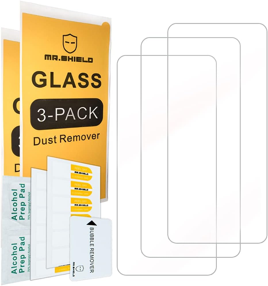 Mr.Shield – Protector de pantalla diseñado para Xiaomi (Redmi 10 Prime)  Redmi 10 vidrio templado Vidrio japonés con dureza 9H Protector de pantalla