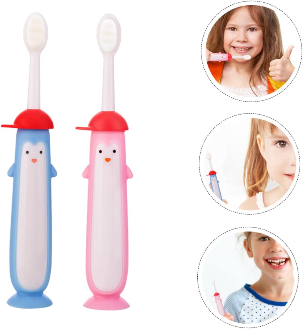 Beavorty 6 Pcs Toothbrush Kids Cepillos De para Niños Toddler Tooth Brush Travel Tooth Brush Manual Tooth Brush Ergonomic Tooth Brush Teeth Brush