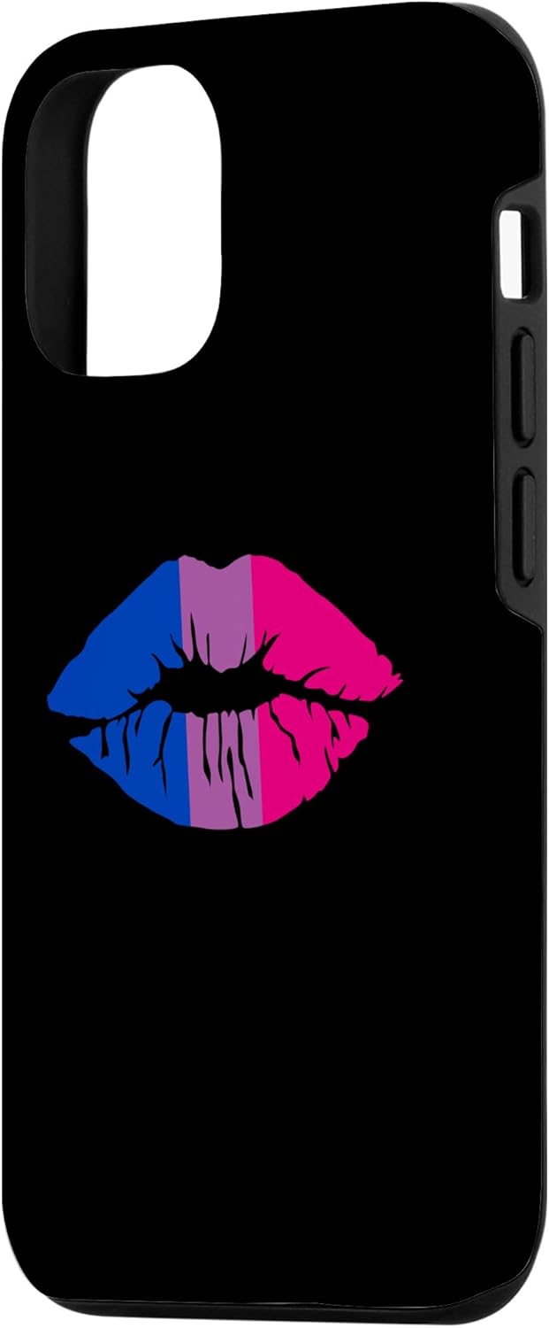iPhone 1212 Pro Bisexual Lips Kiss Bisexual Beso Beso LGBTQ Bisexual Case